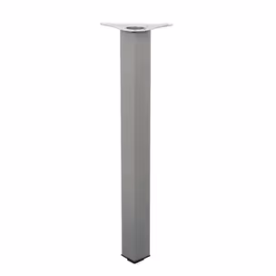 Noga meblowa aluminiowa kwadratowa 6 cm / 71 cm - elektropolerowany