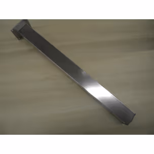 Noga meblowa aluminiowa kwadratowa 6 cm / 71 cm - elektropolerowany