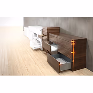 CABLOXX Reling Synchronizacji Z80V1163W Do przycięcia Blum