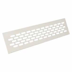 Kratka wentylacyjna 60 L-245mm aluminium lakier biały