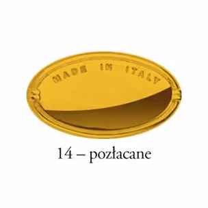 Gałka kryształowa 2G110 - pozłacana / fi 30 mm