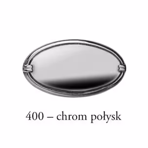 Gałka kryształowa 2G110 - chrom połysk / fi 30 mm