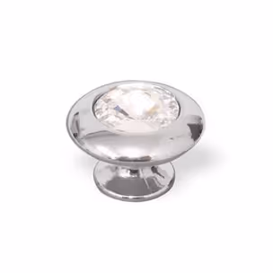 Gałka kryształowa 2G110 - chrom połysk / fi 30 mm
