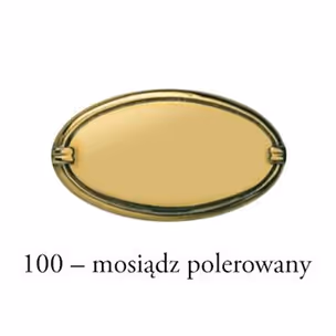 Gałka kryształowa 9992 - mosiądz polerowany / fi 30 mm