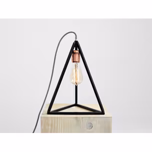Lampa stołowa TRIMETRIC TABLE - czarny