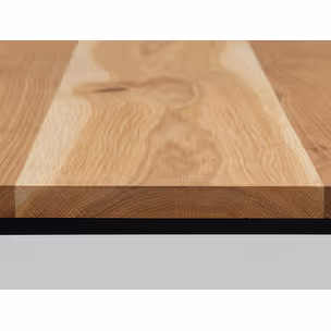 Stół kawowy WALT SOLID WOOD 100x100 - naturalny/czarny