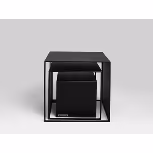 Stolik 2 WALL TRIO METAL - czarny