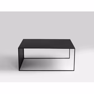 Stolik 2 WALL METAL 100x60 - czarny