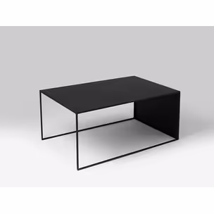 Stolik 2 WALL METAL 100x60 - czarny