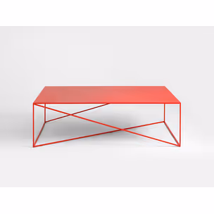 Stolik MEMO METAL 140 - czerwony