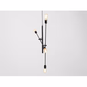 Lampa wisząca TWIGO 4 - czarny
