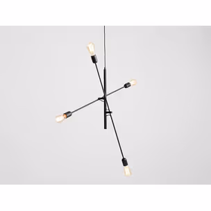 Lampa wisząca TWIGO 4 - czarny