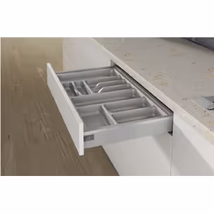 Wkład na sztućce ORGATRAY 440 - srebrny / 451-500 x 441-520 mm