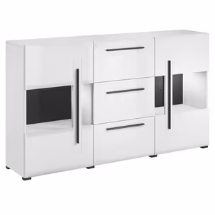 Komoda TULSA WM 28 - biały połysk