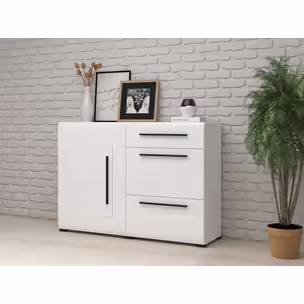 Komoda TULSA WM 45 - biały połysk