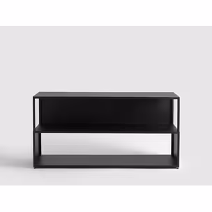 Regał HYLLER SIDE METAL 150x75 - czarny