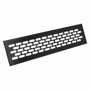 Kratka wentylacyjna 60 L-245mm aluminium C-35 czarny anodowany mat