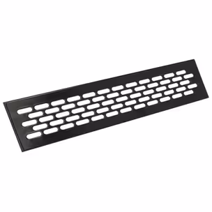 Kratka wentylacyjna 80 N aluminium C-35 czarny anodowany mat