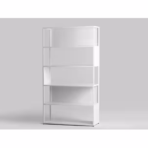 Regał HYLLER SIDE METAL 100x180 - biały