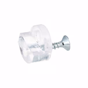 Uchwyt lustra 4 mm Siso CLIP - tworzywo przezroczyste / fi 13 mm