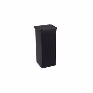 Stopka 40x40 regulowana (CK40.ZP) H100mm. aluminium/tworzywo sztuczne C-35 czarny anodowany mat