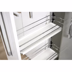 MAXIMA EVO II Cargo maxi boczne 150 prawe metal/tworzywo chrom/biały