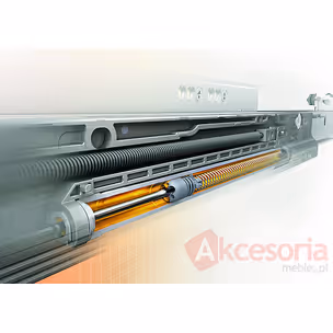 Prowadnica z hamulcem MOVENTO BLUMOTION S 766H S / dł. 50 cm / 70 kg / wysuw 100%
