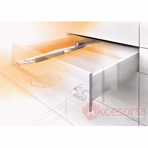 Prowadnica z hamulcem MOVENTO BLUMOTION S 766H S / dł. 50 cm / 70 kg / wysuw 100%
