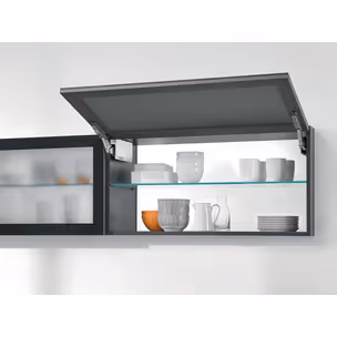 Siłowniki Servo-Drive AVENTOS HK TOP / LF 930-2800 / szare zaślepki 