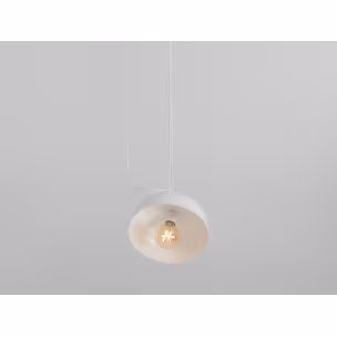 Lampa wisząca POPO FLAT L 1 - biały