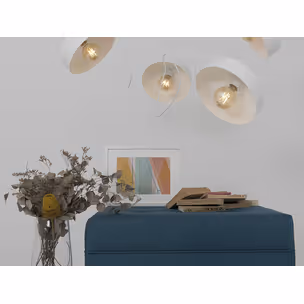 Lampa wisząca POPO FLAT L 4 - biały