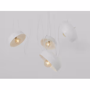 Lampa wisząca POPO FLAT L 4 - biały