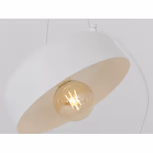 Lampa wisząca POPO FLAT L 4 - biały