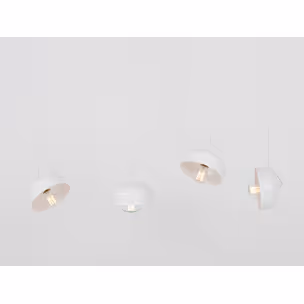 Lampa wisząca POPO FLAT 4 - biały
