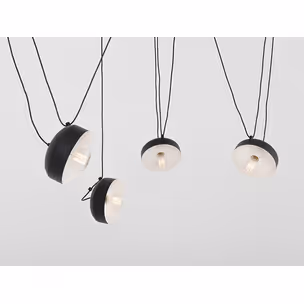 Lampa wisząca POPO FLAT 4 - czarny