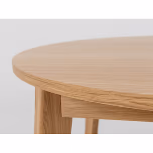 Stół okrągły rozkładany WOODYOU ROUND 95 - dąb lity