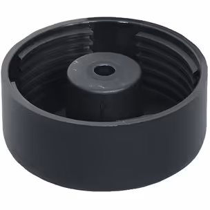 Ślizgacz 2-częściowy Hafele H635 - czarny / 54x19 mm