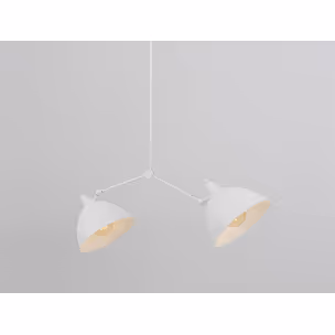 Lampa wisząca COBEN TWO HEAD - biały