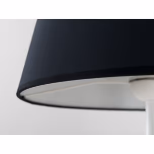 Lampa podłogowa SHADE FLOOR - klosz czarny/biały