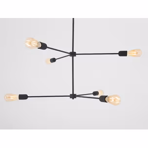 Lampa wisząca TRISO 6 - czarny
