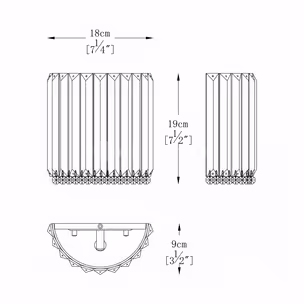 Kinkiet PRINCE W0360-01A-B5AC