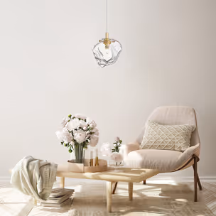 Lampa wisząca ROCK P0488-01F-U8AC - złoty mat