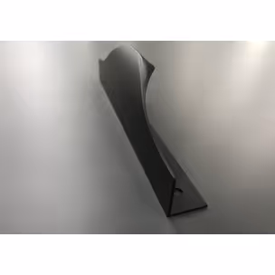 Uchwyt listwowy UA04 - czarny mat / rozstaw 128 mm