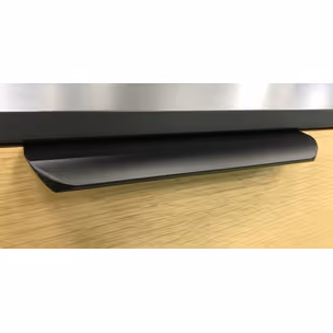 Uchwyt listwowy UA02 - czarny mat / rozstaw 160 mm