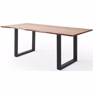 Stół drewniany CALABRIA z blatem 2.5 cm - natur