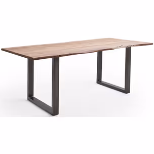 Stół drewniany CALABRIA z blatem 2.5 cm - natur