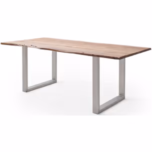 Stół drewniany CALABRIA z blatem 2.5 cm - natur