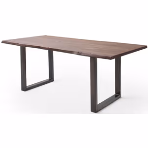 Stół drewniany CALABRIA z blatem 3.5 cm - orzech
