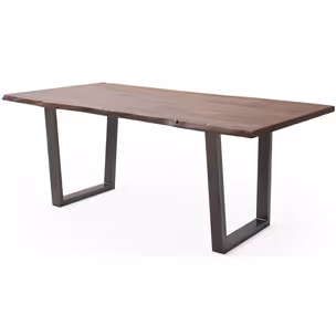 Stół drewniany CALABRIA z blatem 3.5 cm - orzech