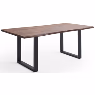 Stół drewniany CALABRIA z blatem 3.5 cm - orzech